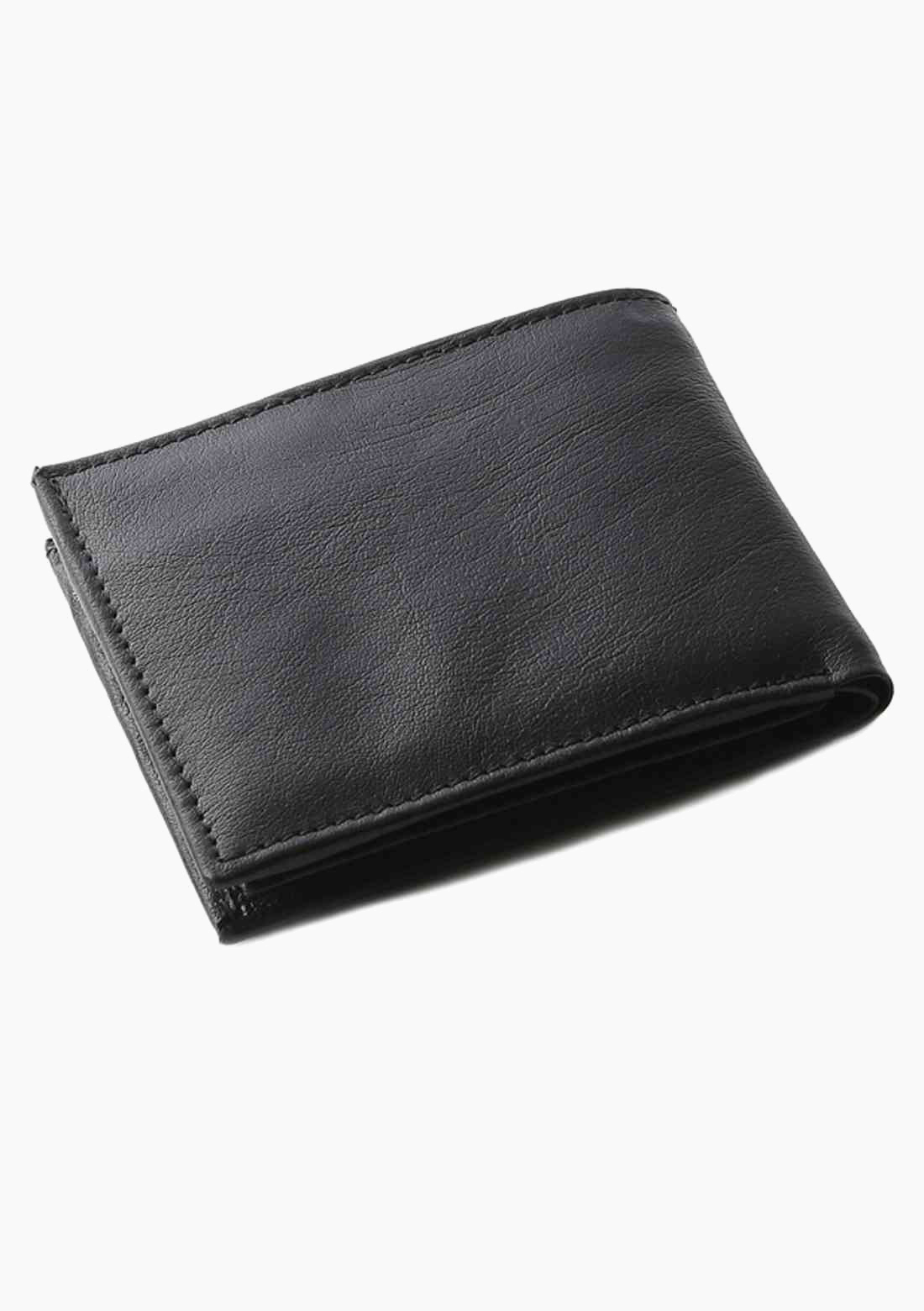 OHM Leather Coin Holder Wallet with ID Window - Velora