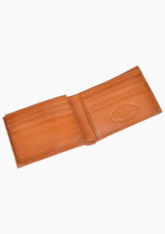 OHM New York Perimeter Stitched Leather Wallet - Velora
