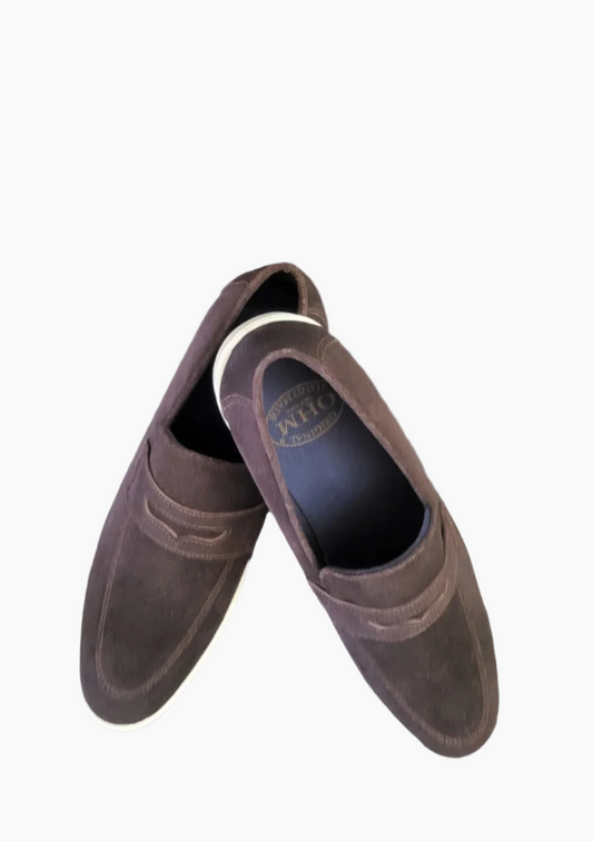 OHM Luxury Business Penny Loafers with Comfy Sole - Velora