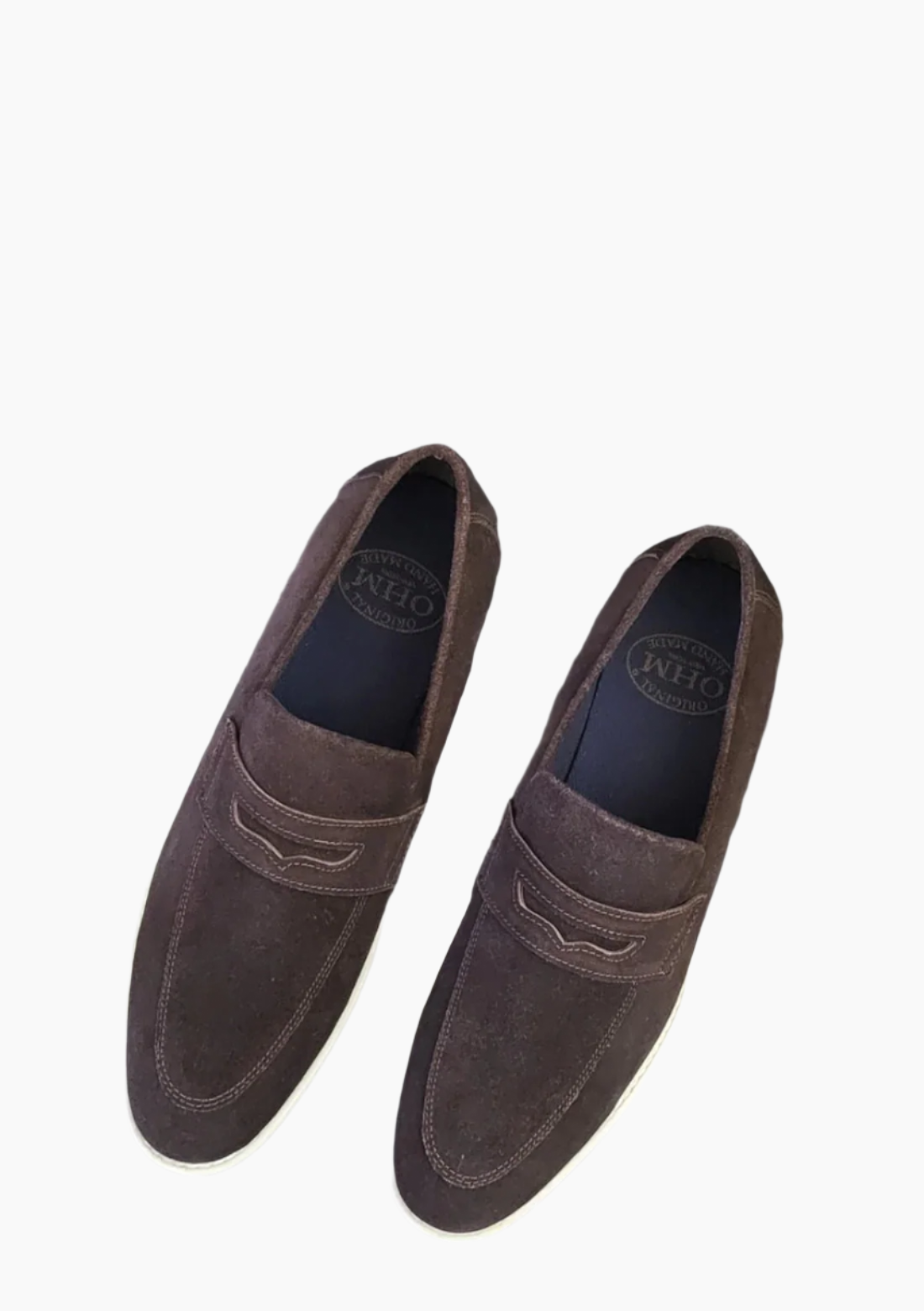 OHM Luxury Business Penny Loafers with Comfy Sole - Velora
