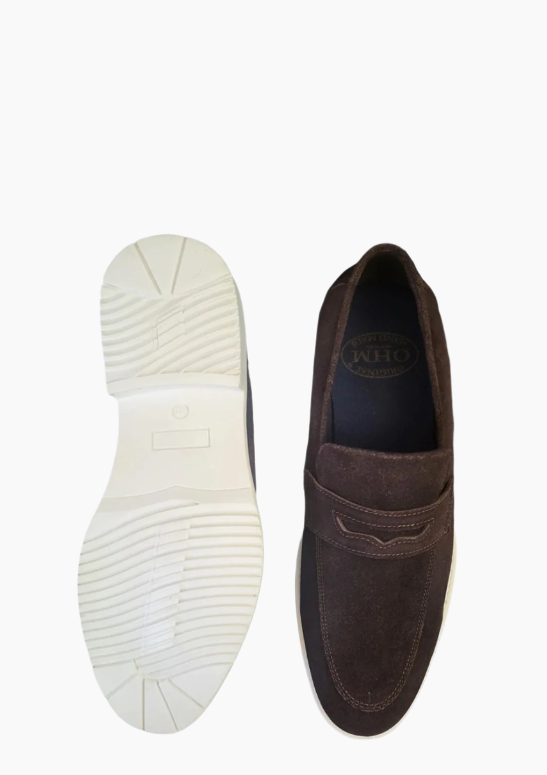 OHM Luxury Business Penny Loafers with Comfy Sole - Velora