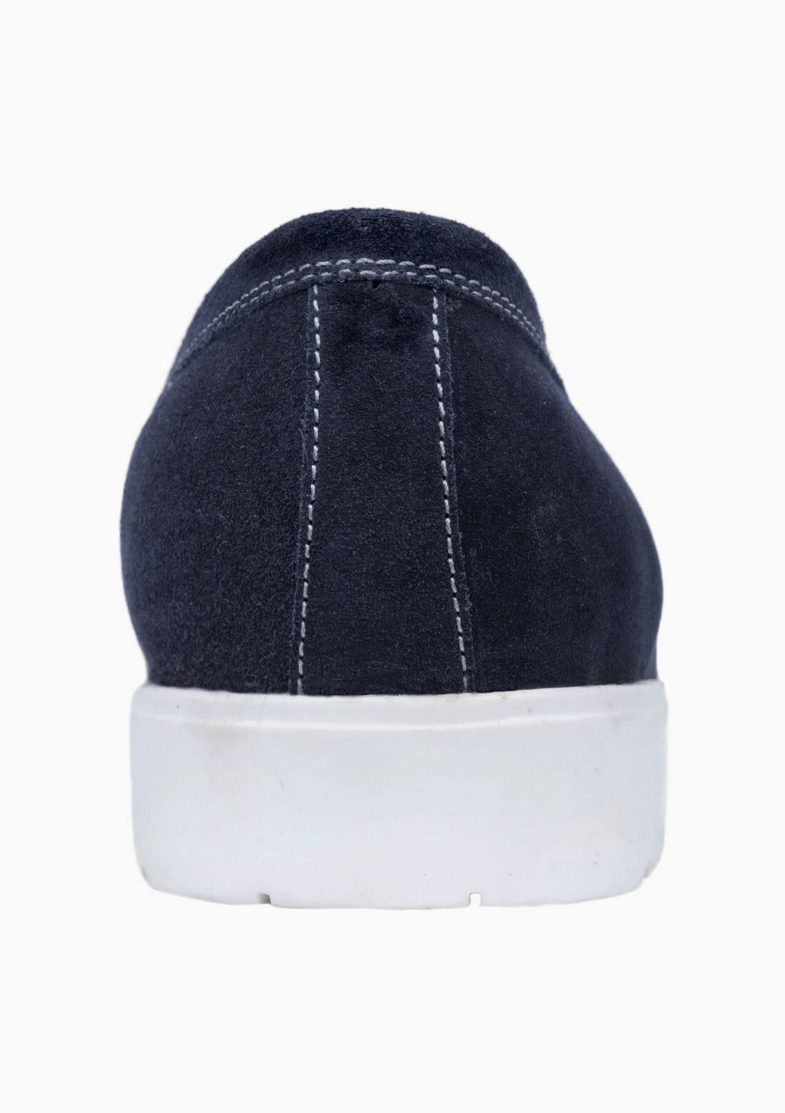 OHM Royal Evening Easy on Easy off Leather Shoes Blue - Velora