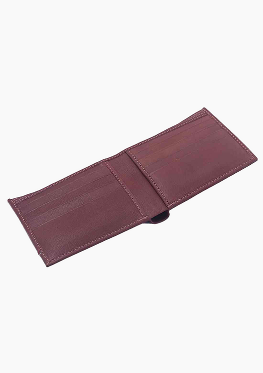 OHM Triple Lined Leather Wallet - Velora