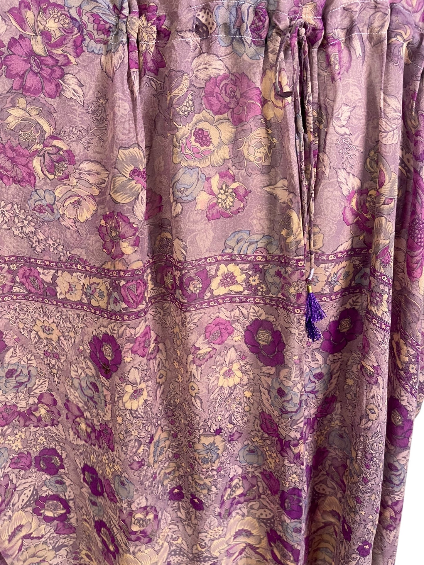 PRG6797 Sheer Avatar Pure Silk Maxi Kaftan - Velora