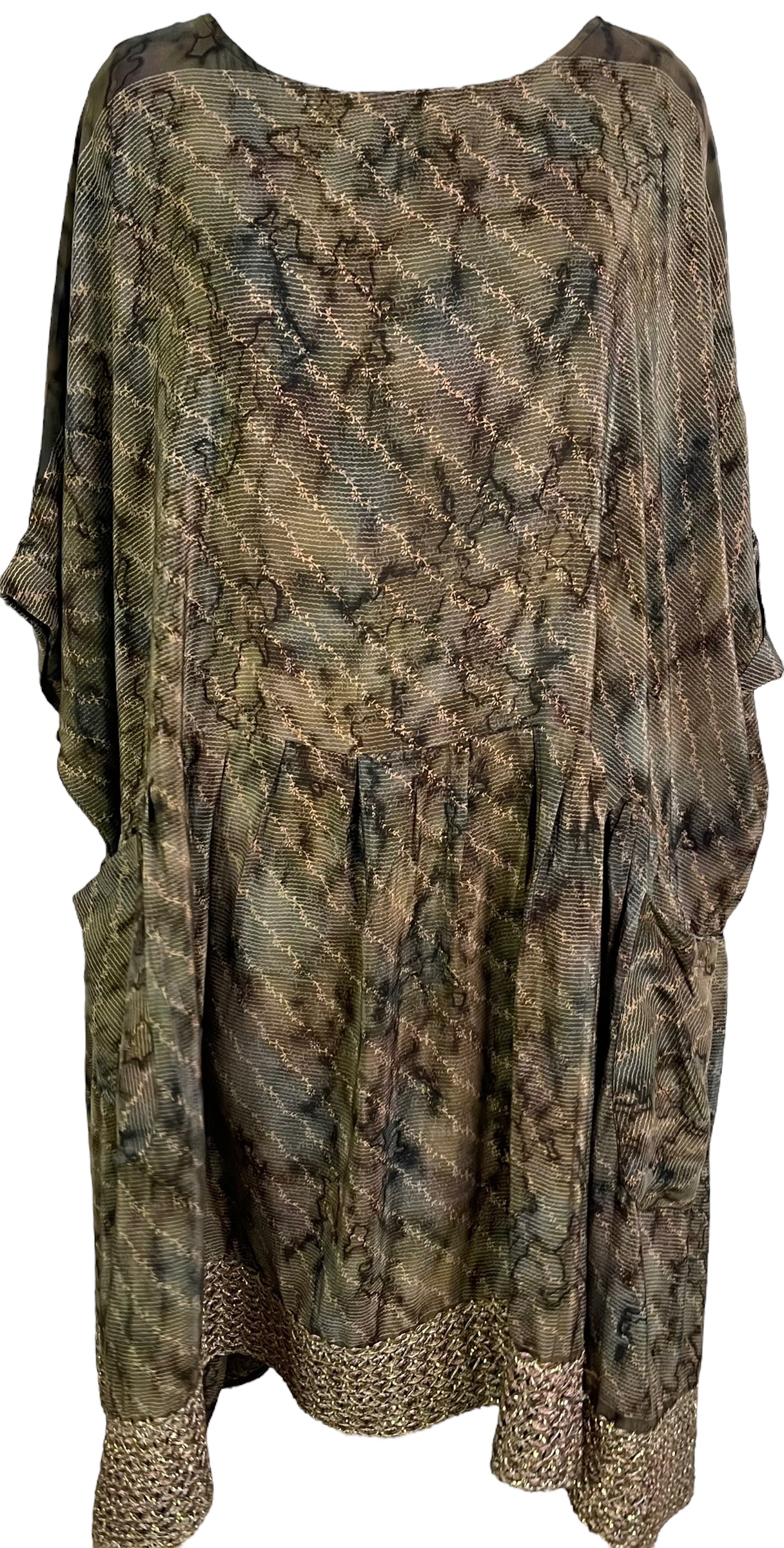 PRC6383 Avatar Pure Silk Boxy Babydoll Dress - Velora