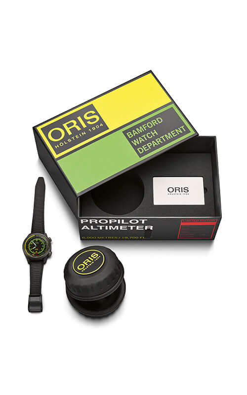 Oris x Bamford ProPilot Altimeter ‘Mission Control’ 01 793 7775 8724-Set - Velora