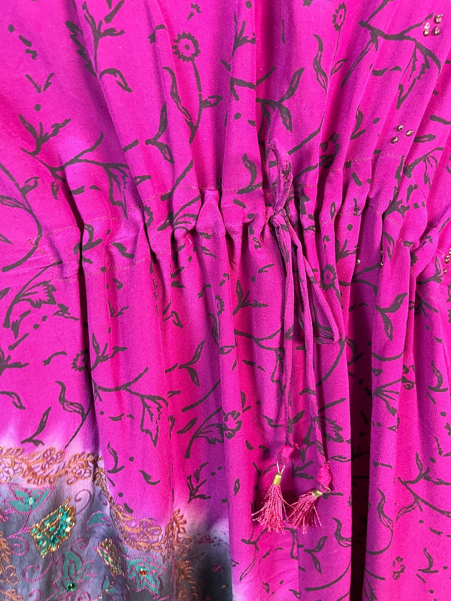 PRC6402 Avatar Pure Silk Maxi Kaftan - Velora