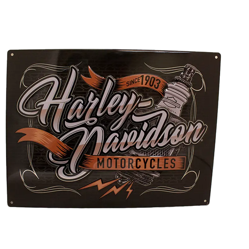 Open Road Harley David Spark Plug Sign - Velora Luxury Fashion