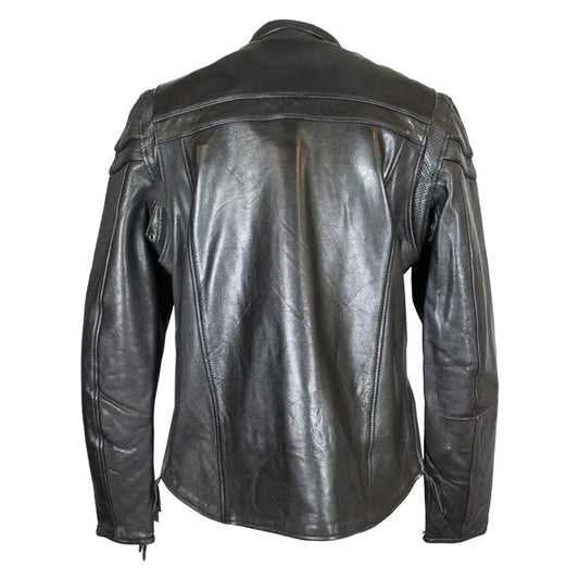 Open Road Men's Maverick Leather Motorcycle Jacket - Velora Luxury Fashion