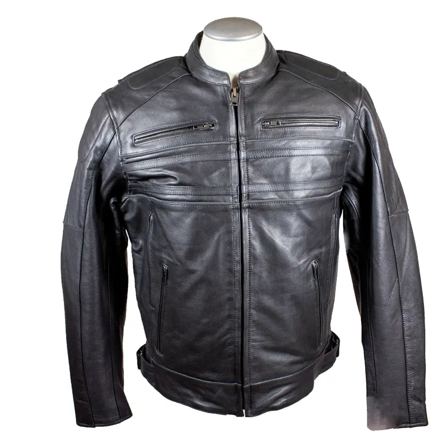 Open Road Men's Leather Armored Riding Jacket Boutique of Leathers/Open Road