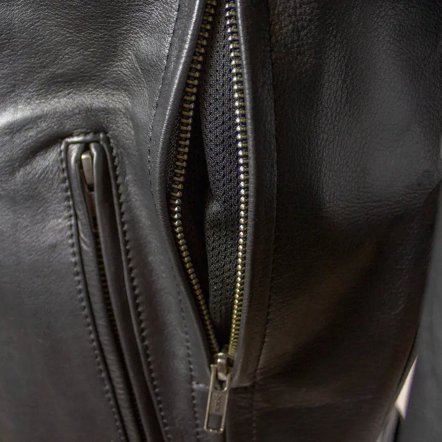 Open Road Men's Leather Armored Riding Jacket Boutique of Leathers/Open Road