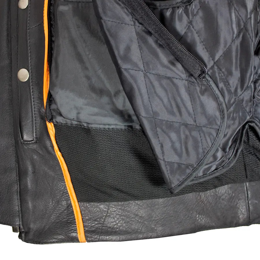 Open Road Men's Leather Armored Riding Jacket Boutique of Leathers/Open Road
