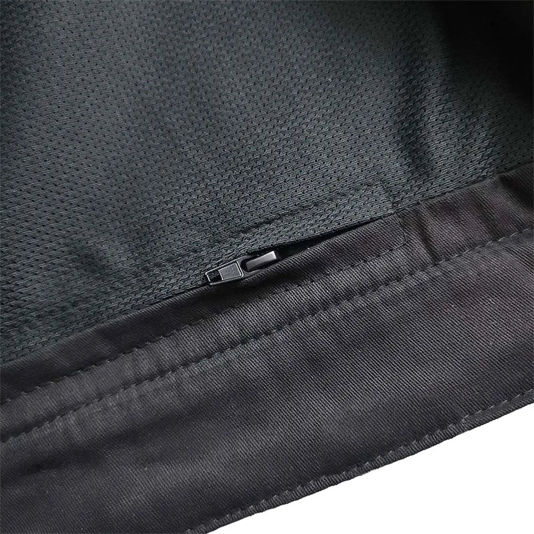 Open Road Men's Upside Leather with Black Stitched Diamonds Vest Boutique of Leathers/Open Road
