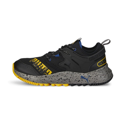 PUMA Men's Pacer Future Trail Athletic Sneakers in Black and Yellow - Size 10.5