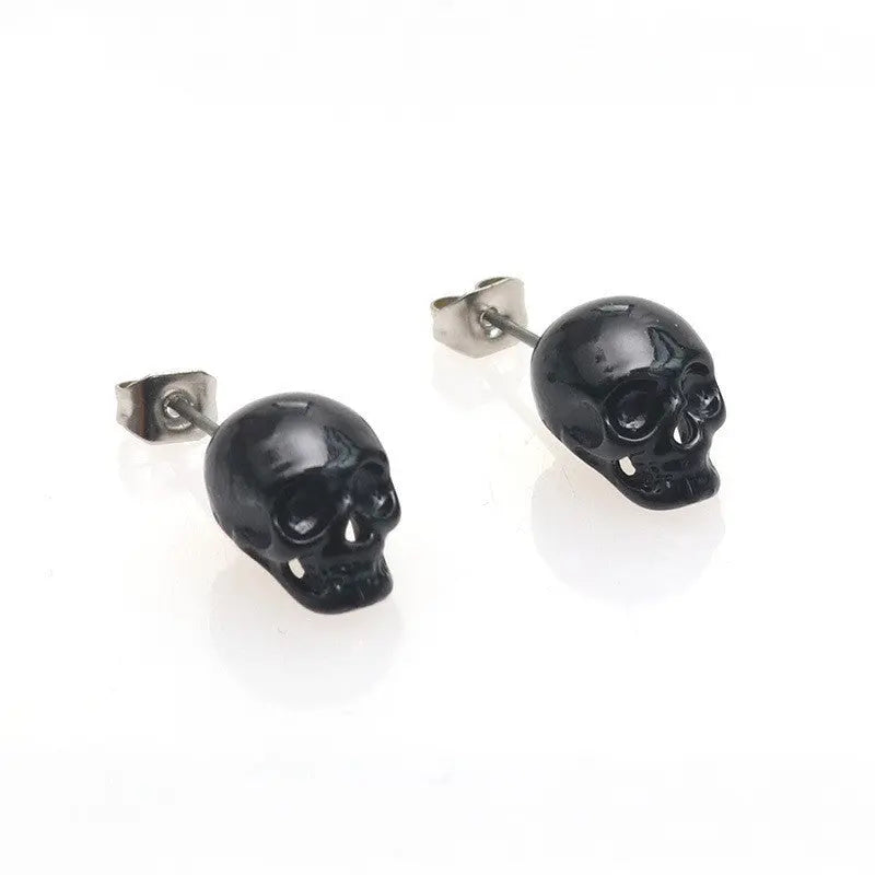 Personality Retro Skull Eardrops Earrings For Halloween - Velora