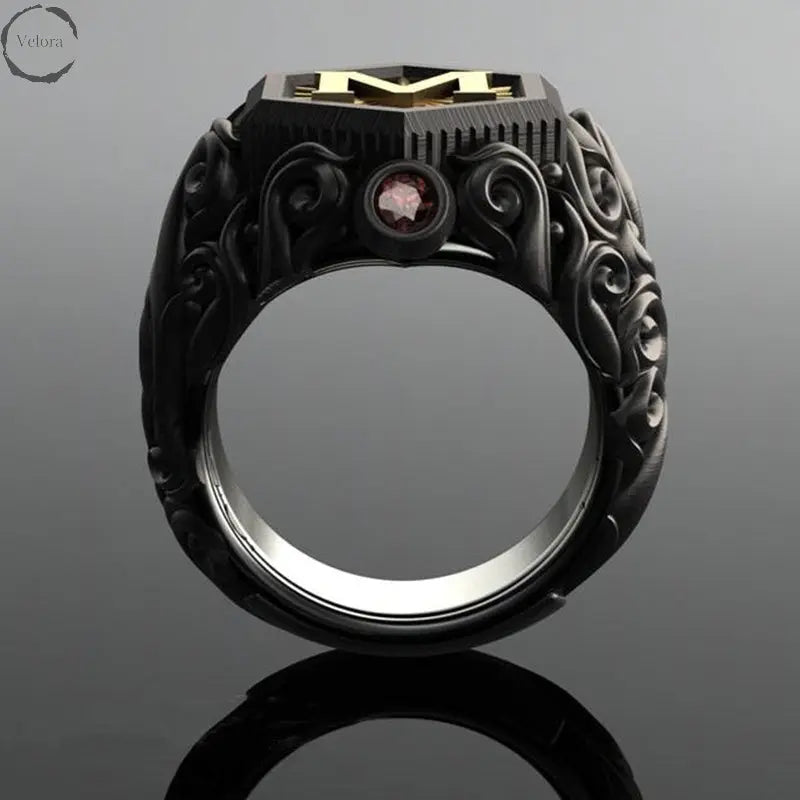 Personalized carved decorative rings - Velora
