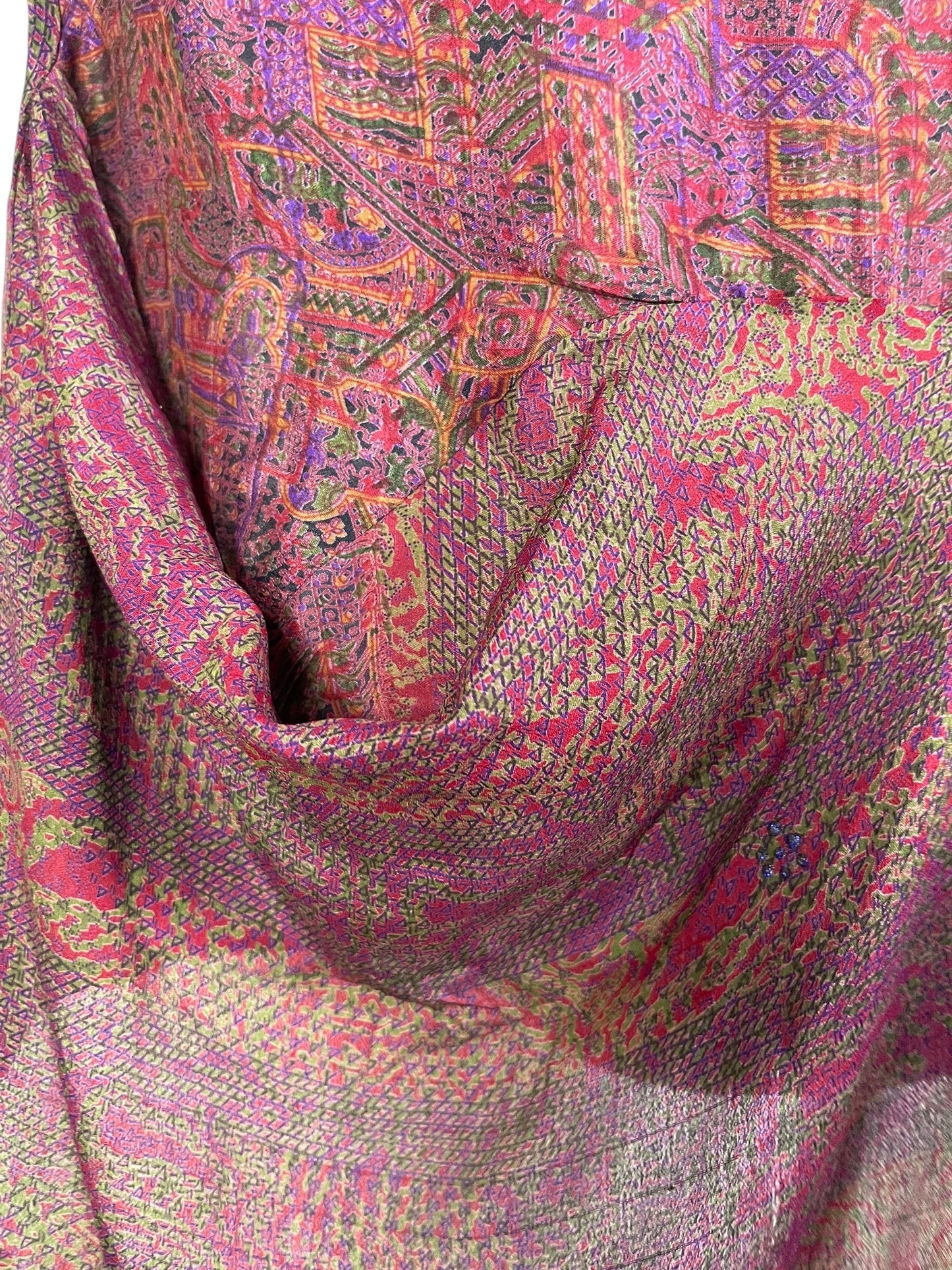 PRC6827 Avatar Pure Silk Self Pocket Tunic Dress - Velora