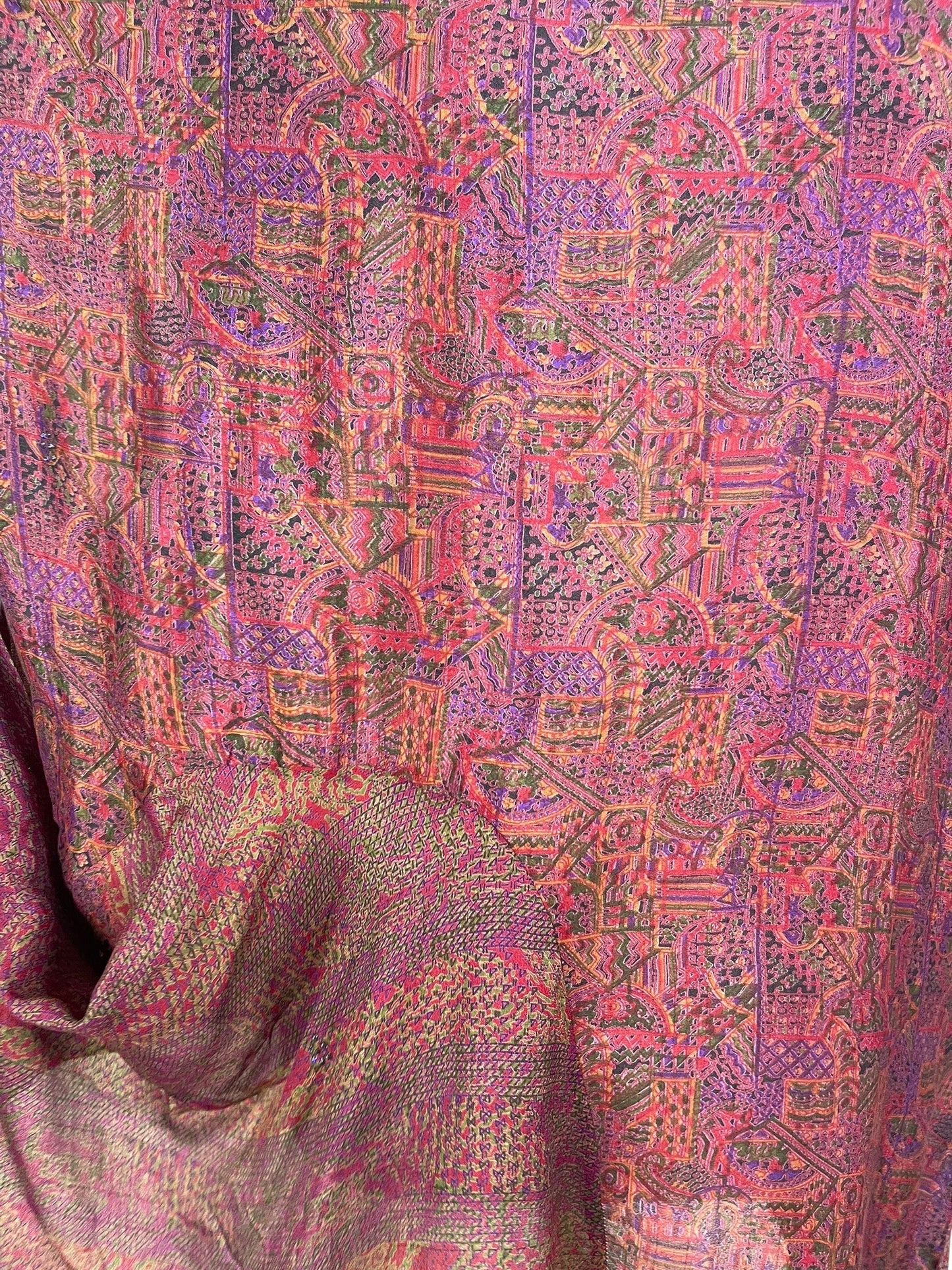 PRC6827 Avatar Pure Silk Self Pocket Tunic Dress - Velora