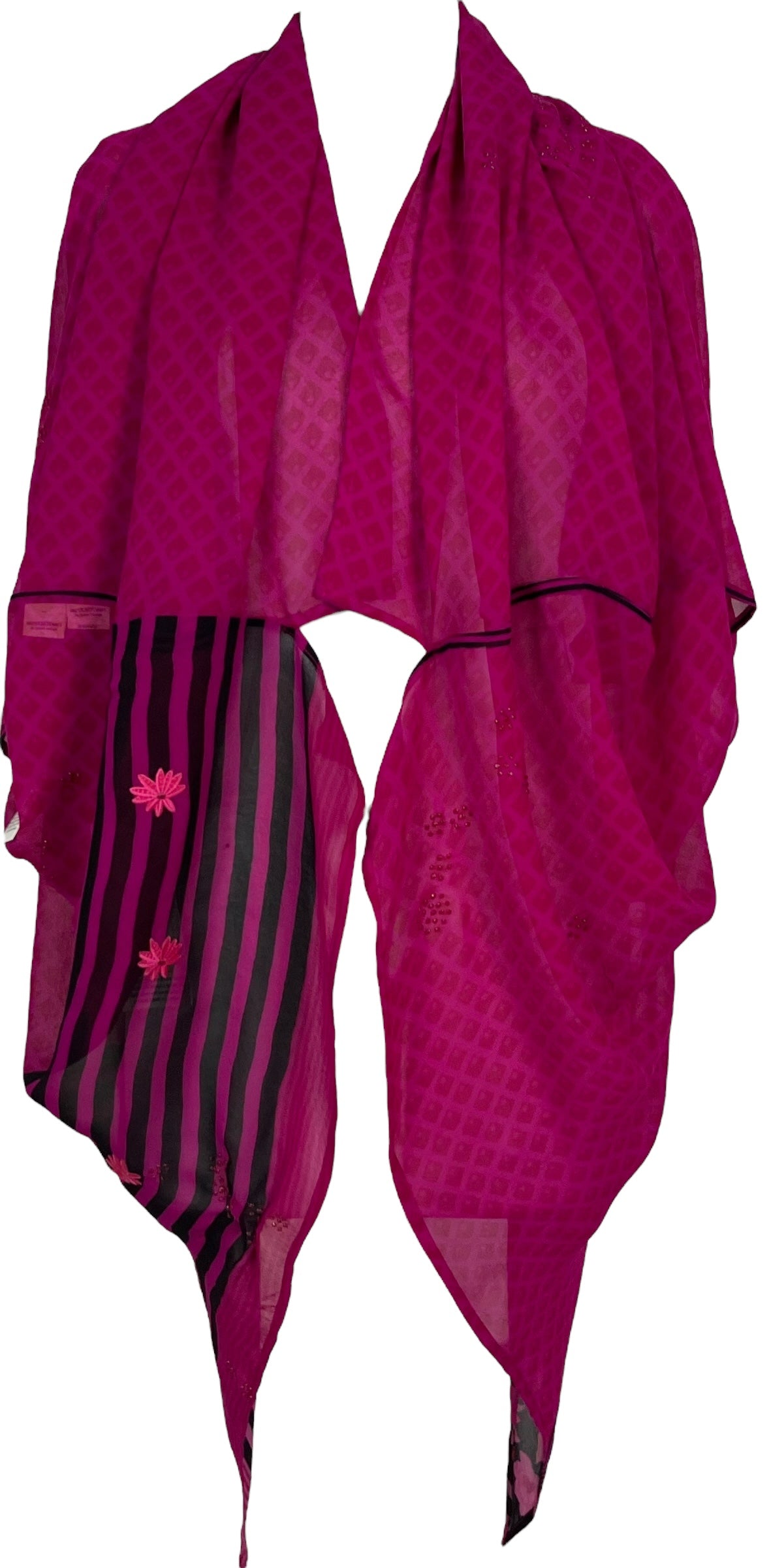 PRG7271 Sheer Avatar Pure Silk Cardigan - Velora