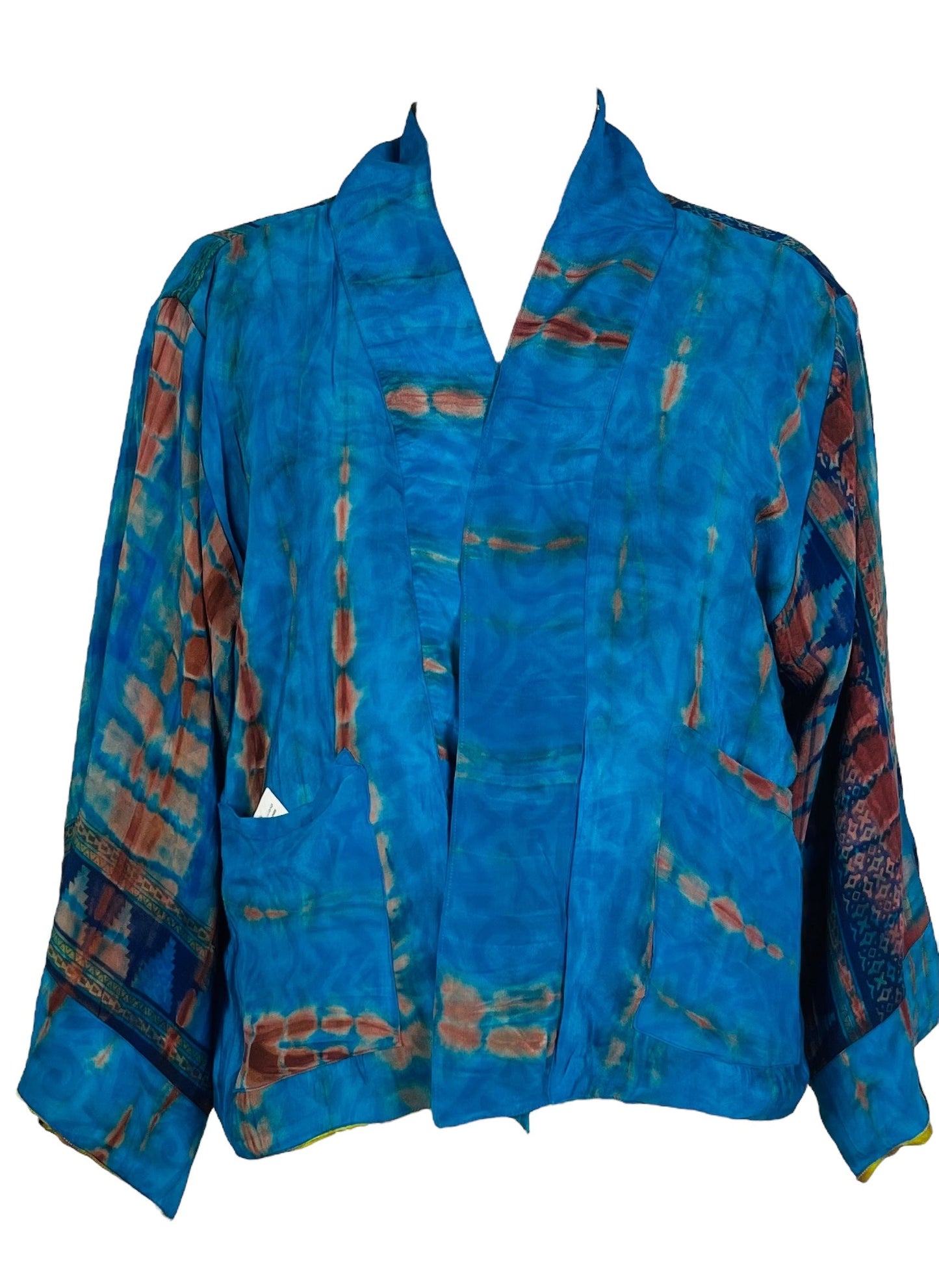 PRC7387 Avatar Reversible Pure Silk Jiva Jacket - Velora