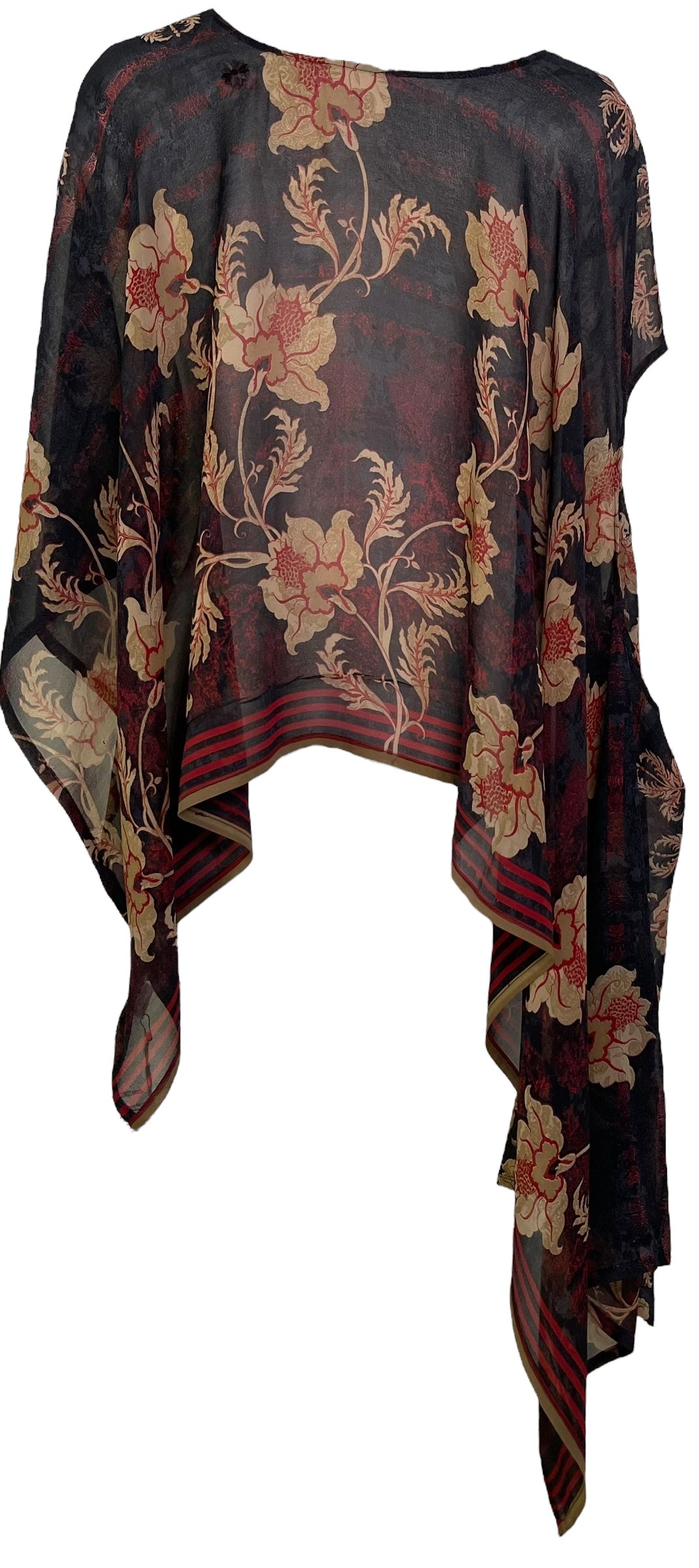 PRG7137A Sheer Avatar Pure Silk Versatile Vest - Velora