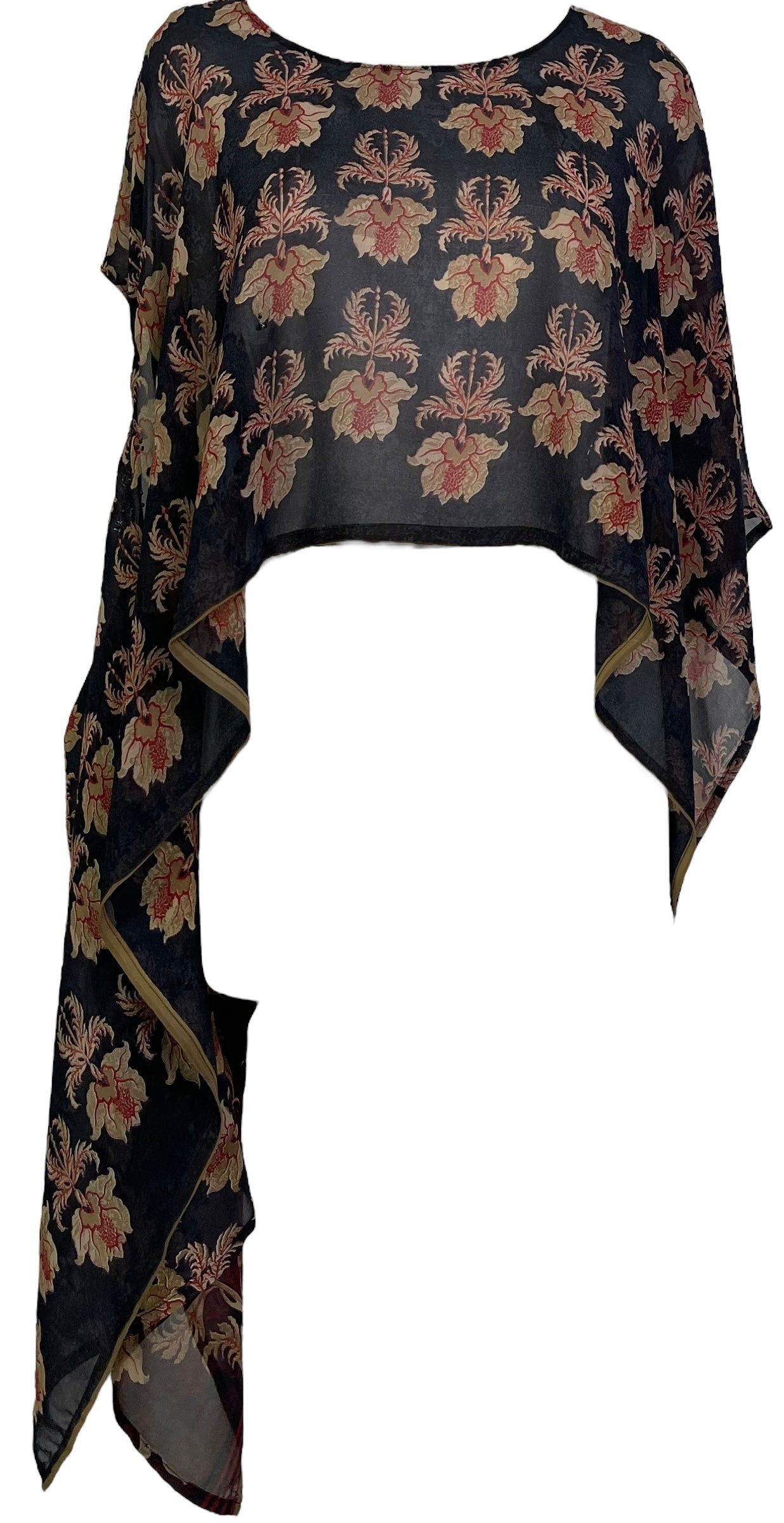 PRG7137A Sheer Avatar Pure Silk Versatile Vest - Velora
