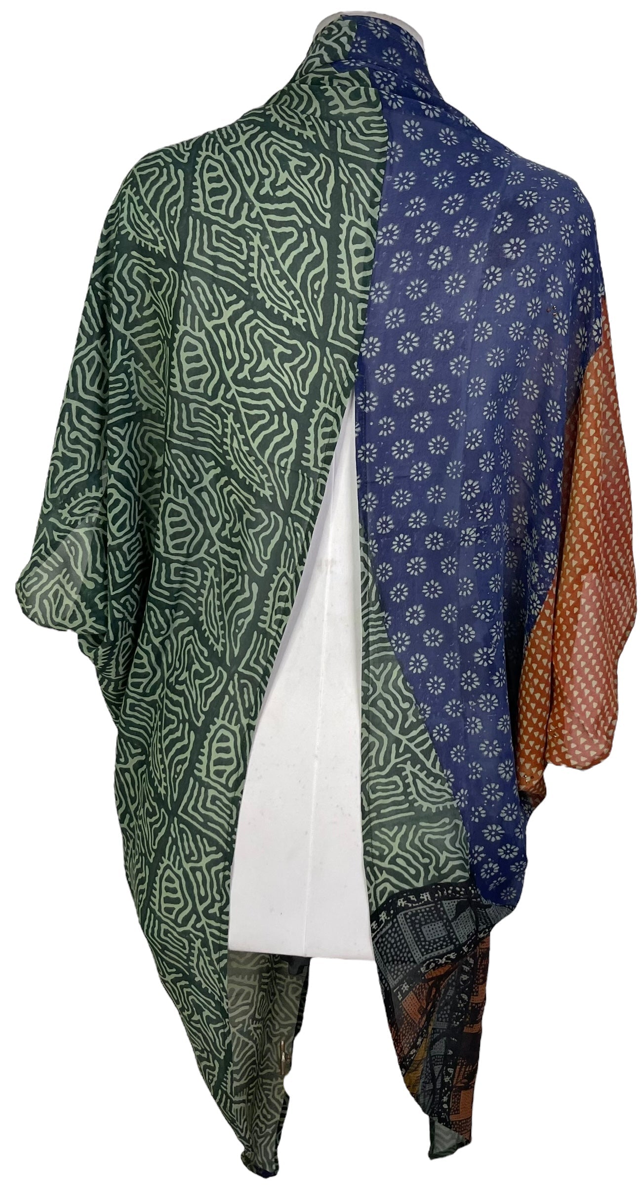 PRG7106 Sheer Avatar Pure Silk Cardigan - Velora