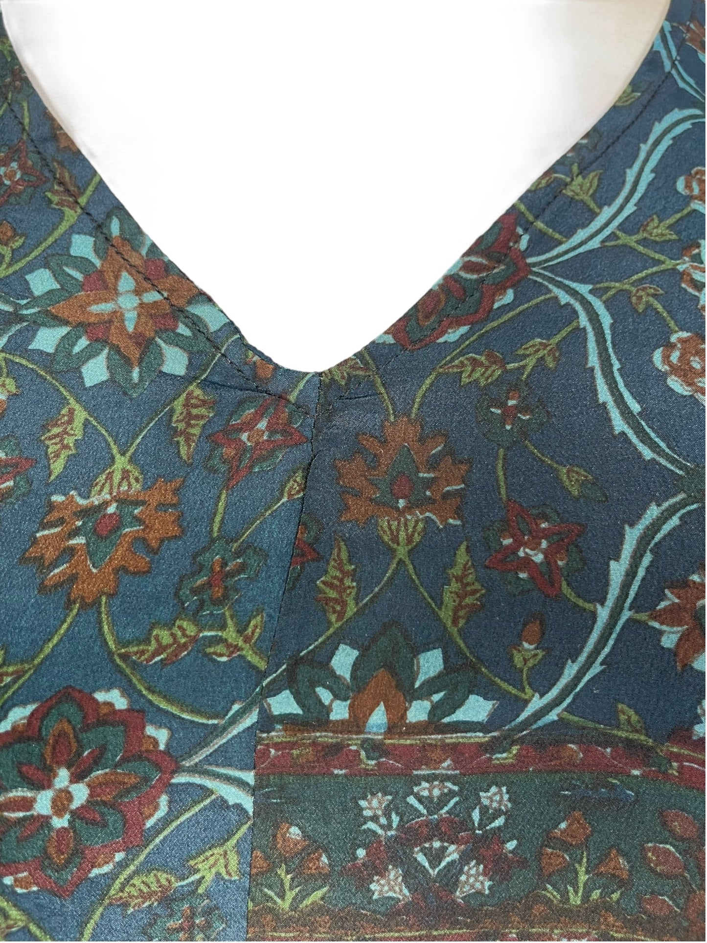 PRC7037 Avatar Pure Silk Waterfall Top - Velora