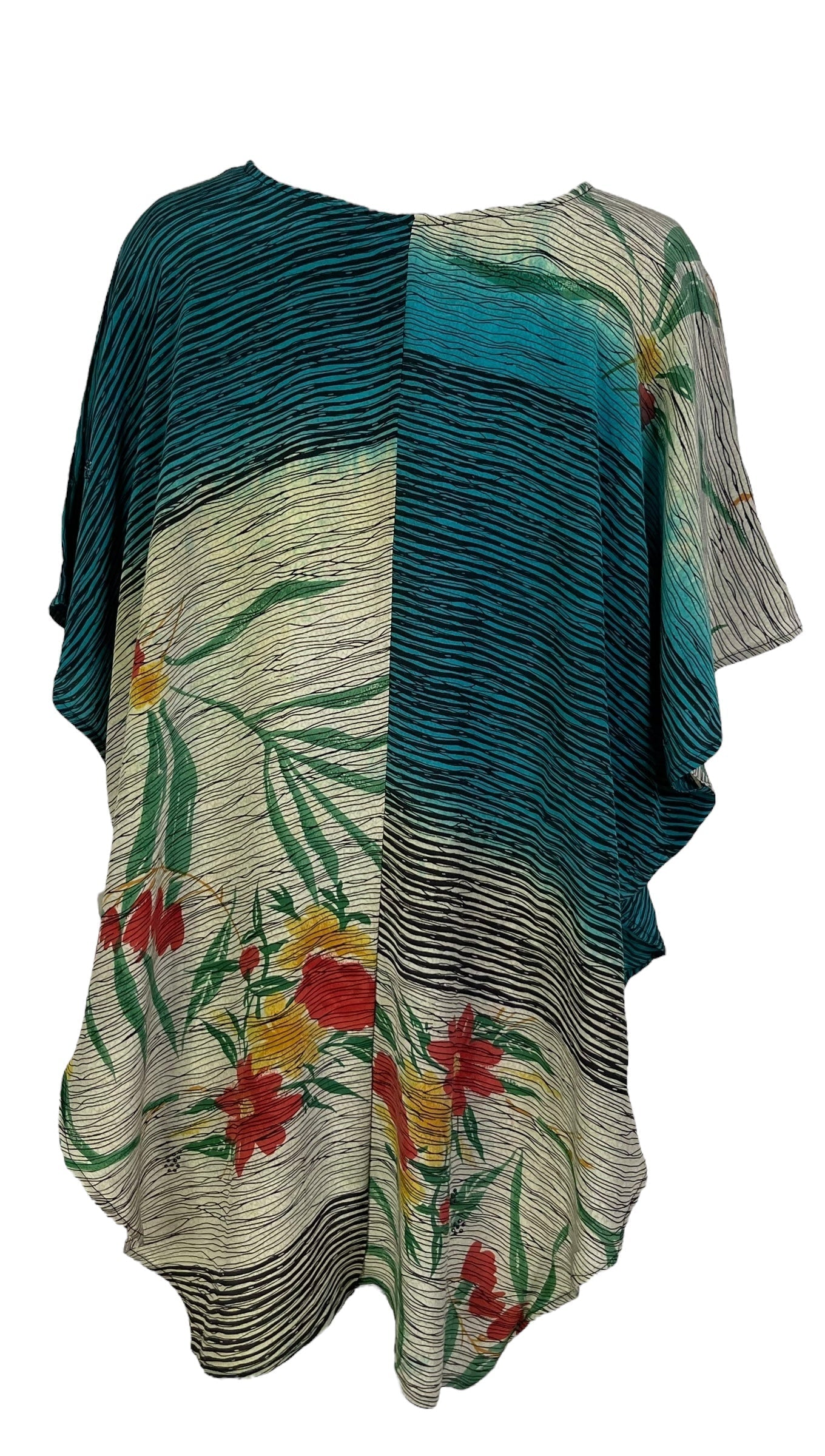 PRC7278 Avatar Pure Silk Waterfall Top - Velora