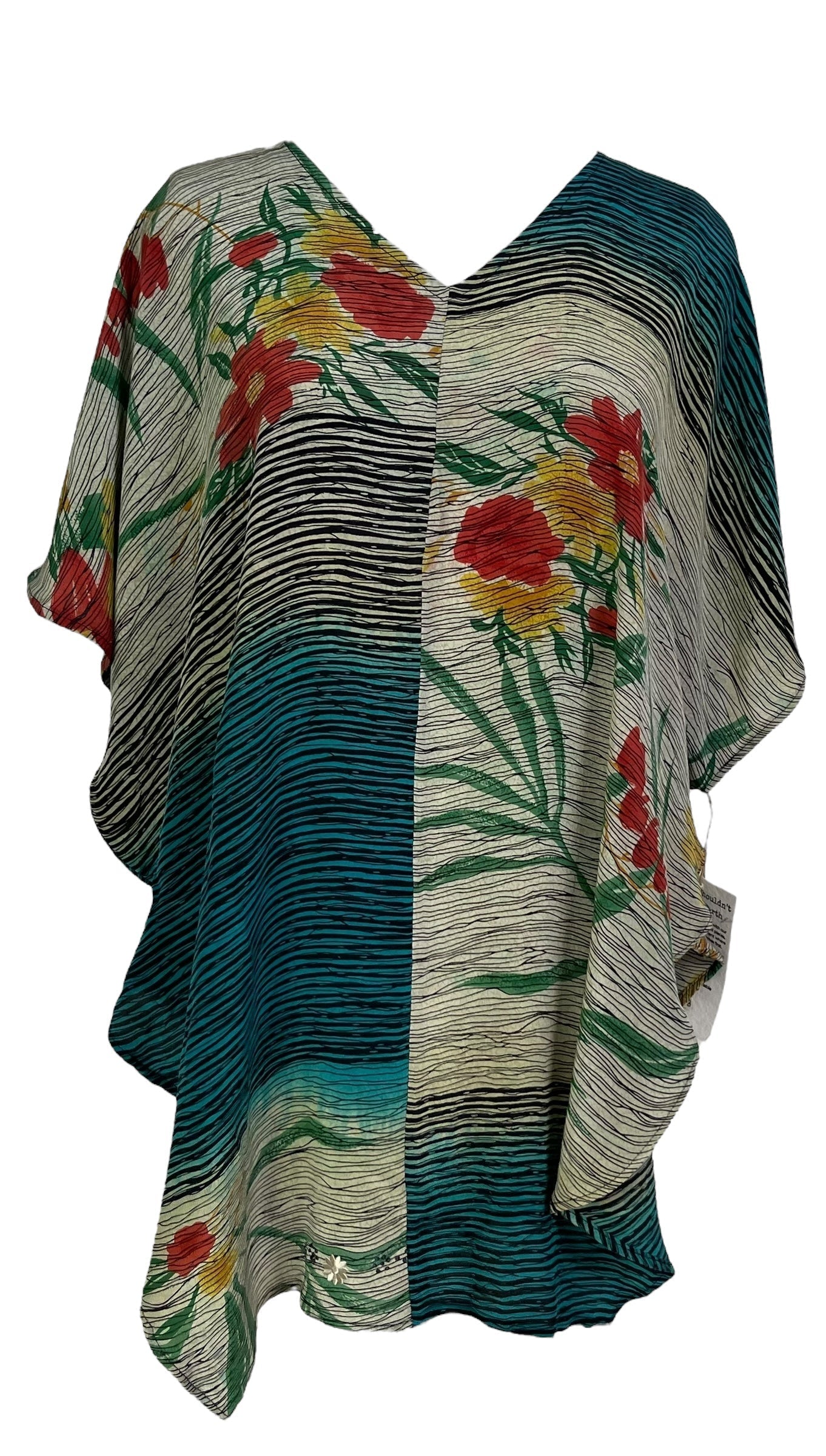 PRC7278 Avatar Pure Silk Waterfall Top - Velora
