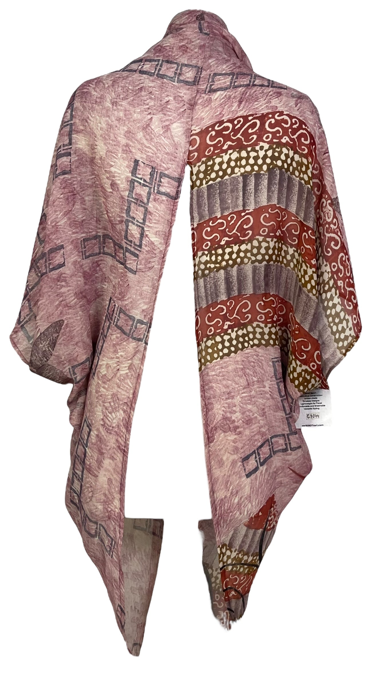 PRG7049 Sheer Avatar Pure Silk Cardigan - Velora