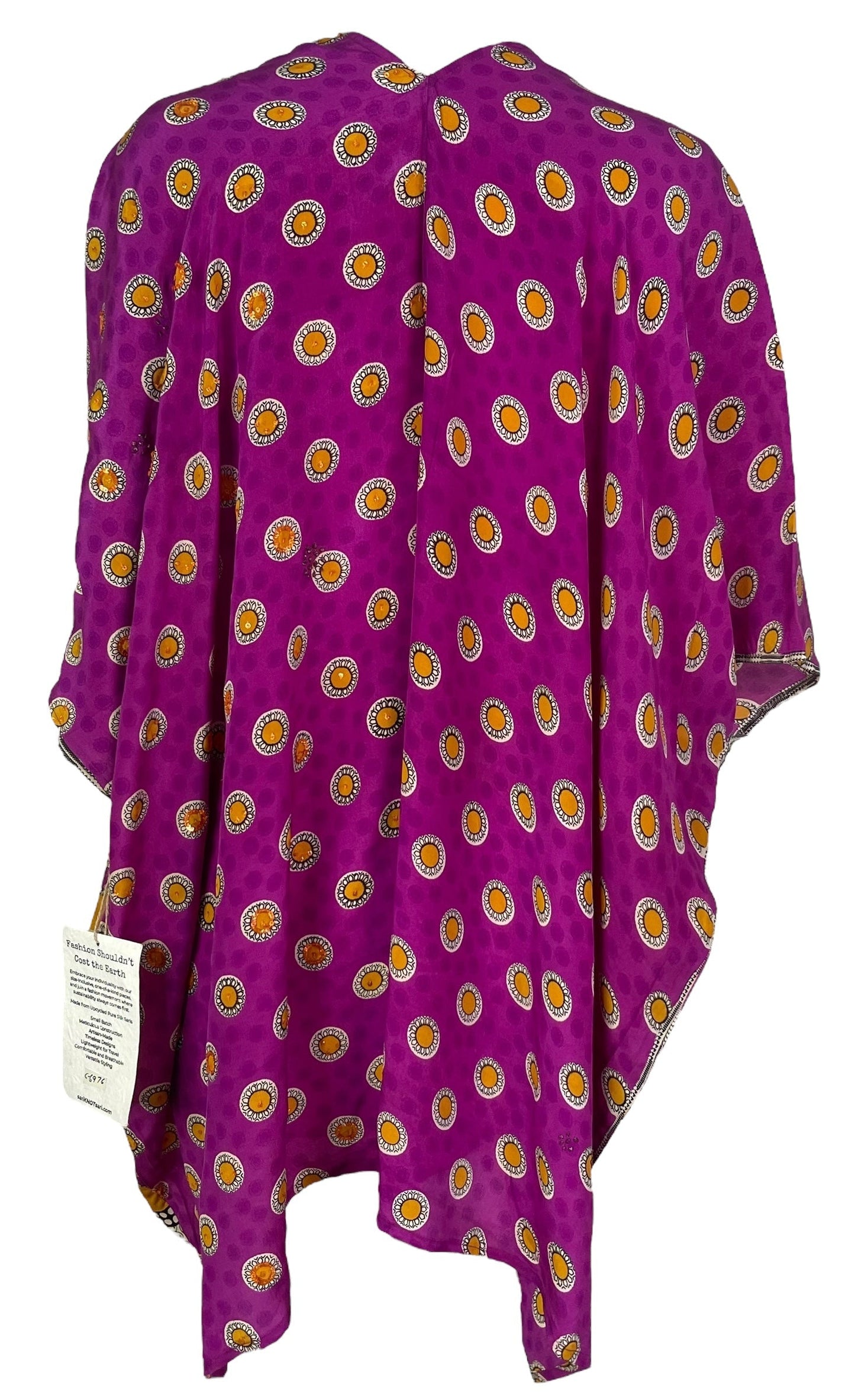 PRC6976 Avatar Pure Silk Cardigan - Velora