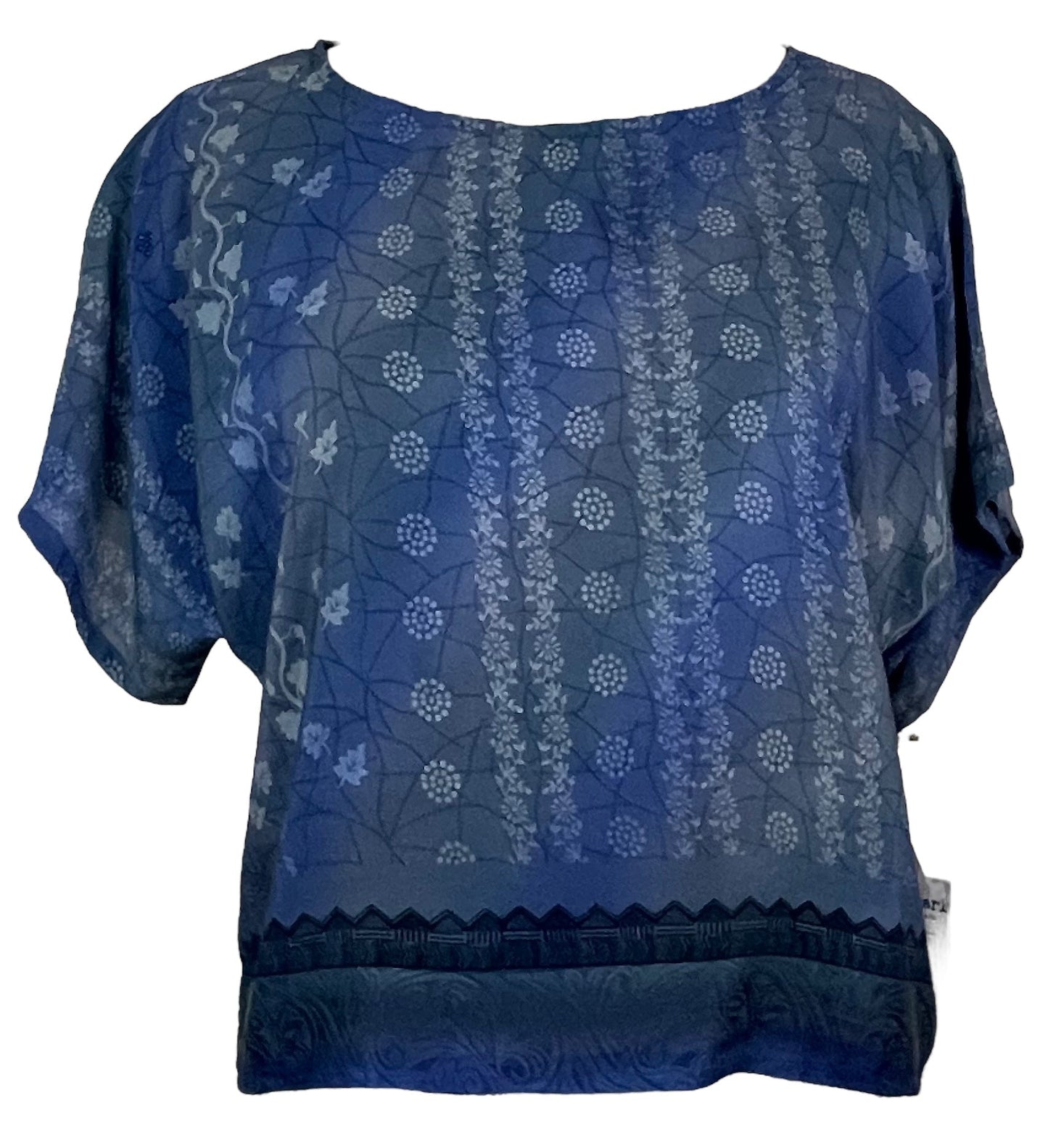 PRC5738 Avatar Pure Silk Boxy Top - Velora