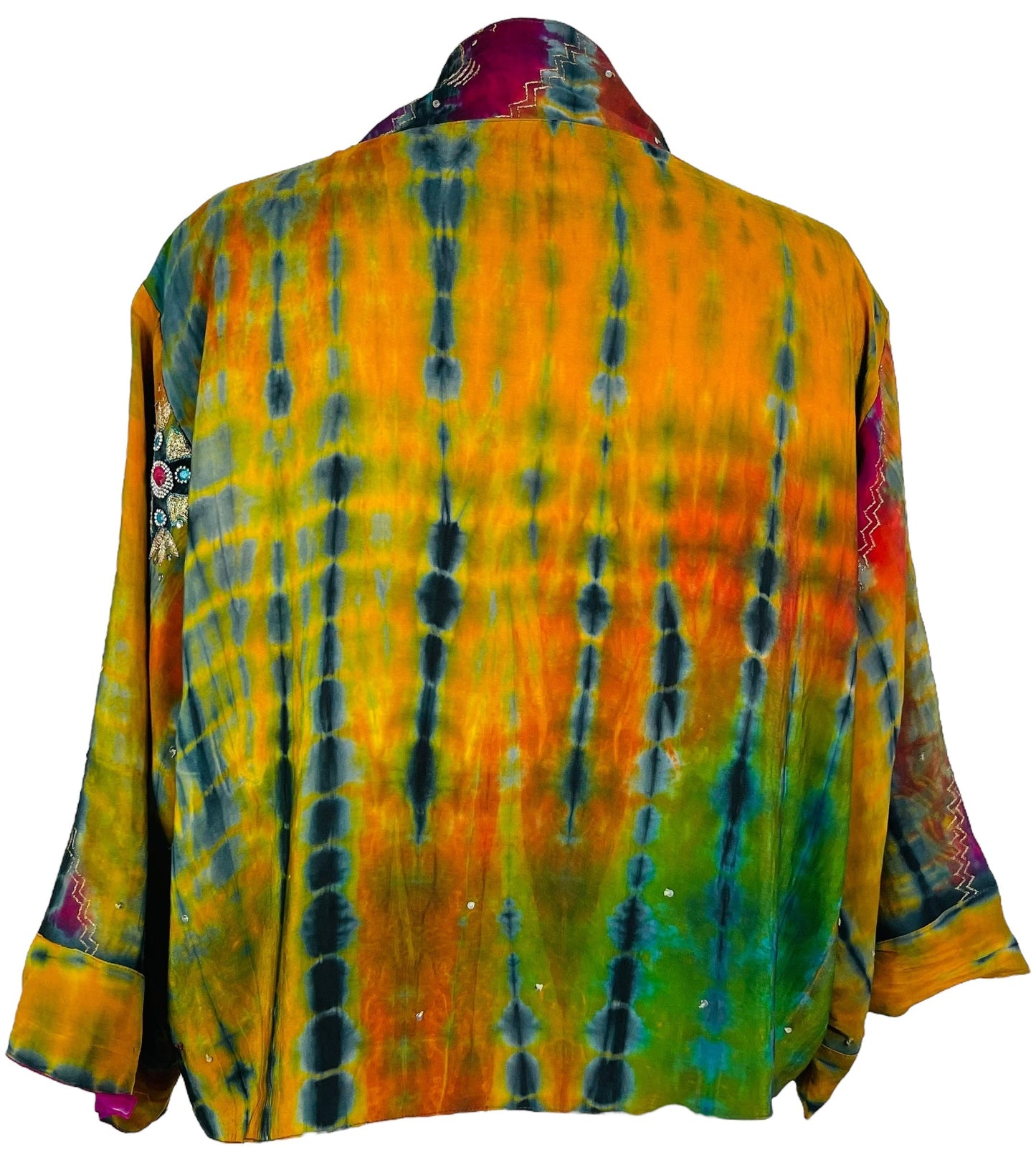 PRC7397 Avatar Reversible Pure Silk Jiva Jacket - Velora
