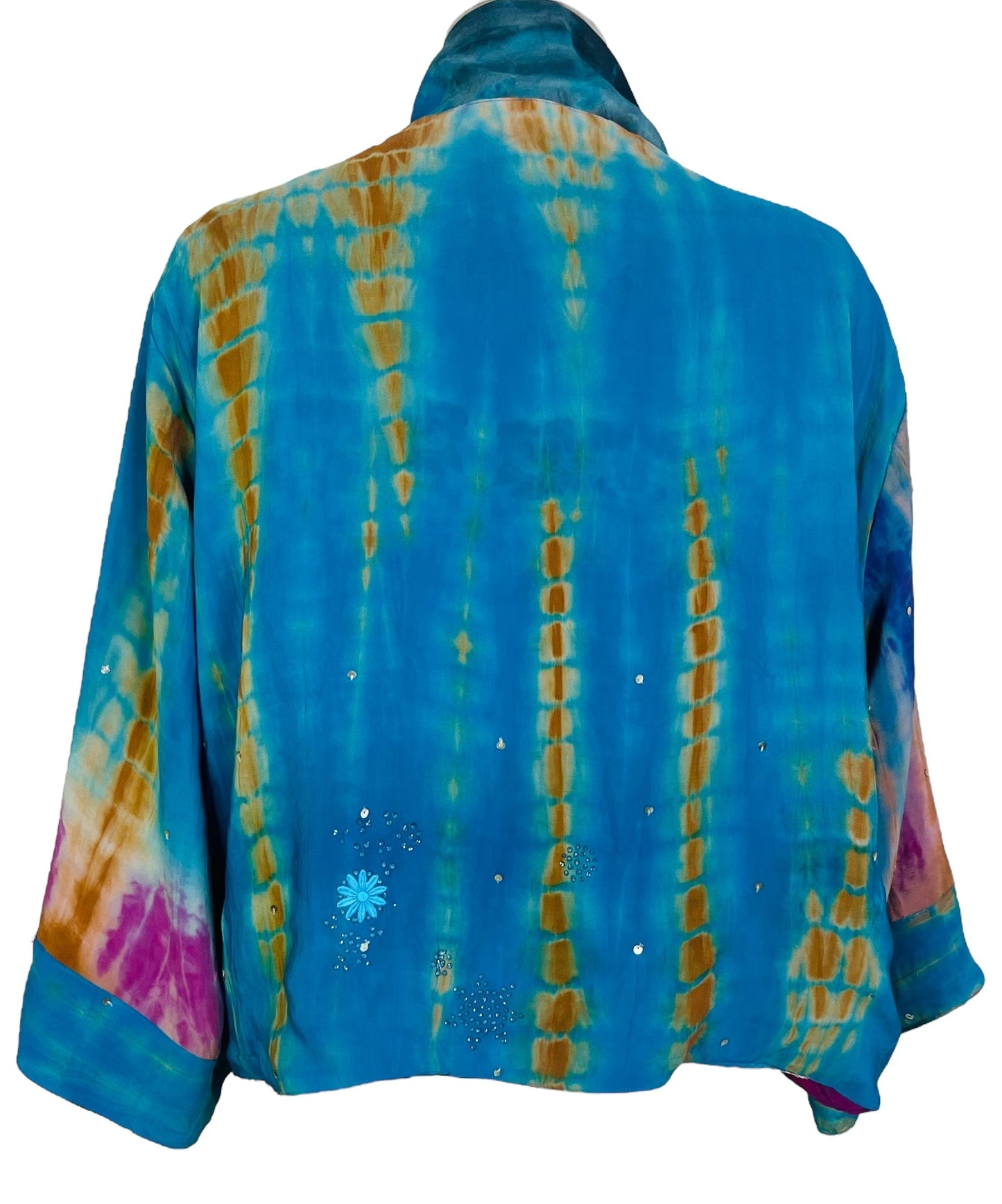 PRC7407 Avatar Reversible Pure Silk Jiva Jacket - Velora