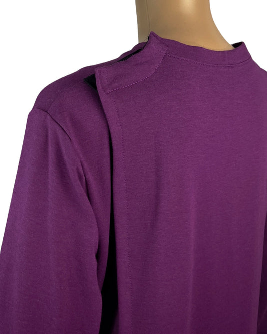 Ladies Cotton Terry Dress – Magenta