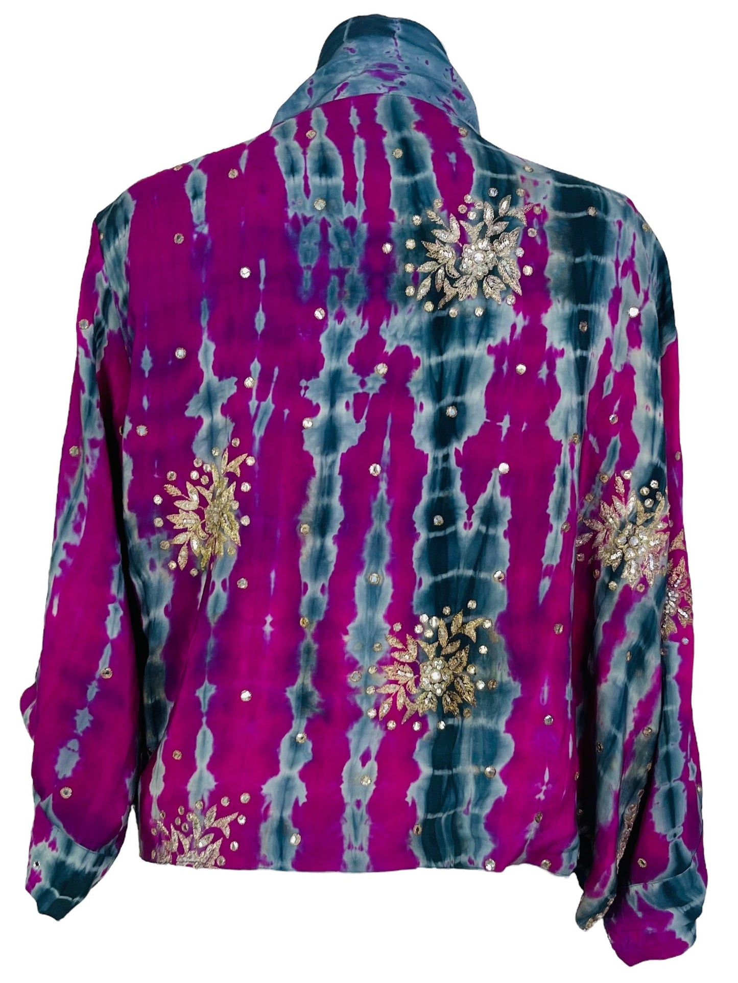 PRC7407 Avatar Reversible Pure Silk Jiva Jacket - Velora