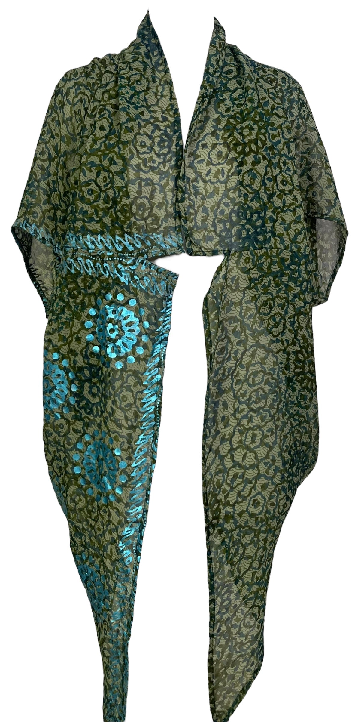 PRG7112 Sheer Avatar Pure Silk Cardigan - Velora