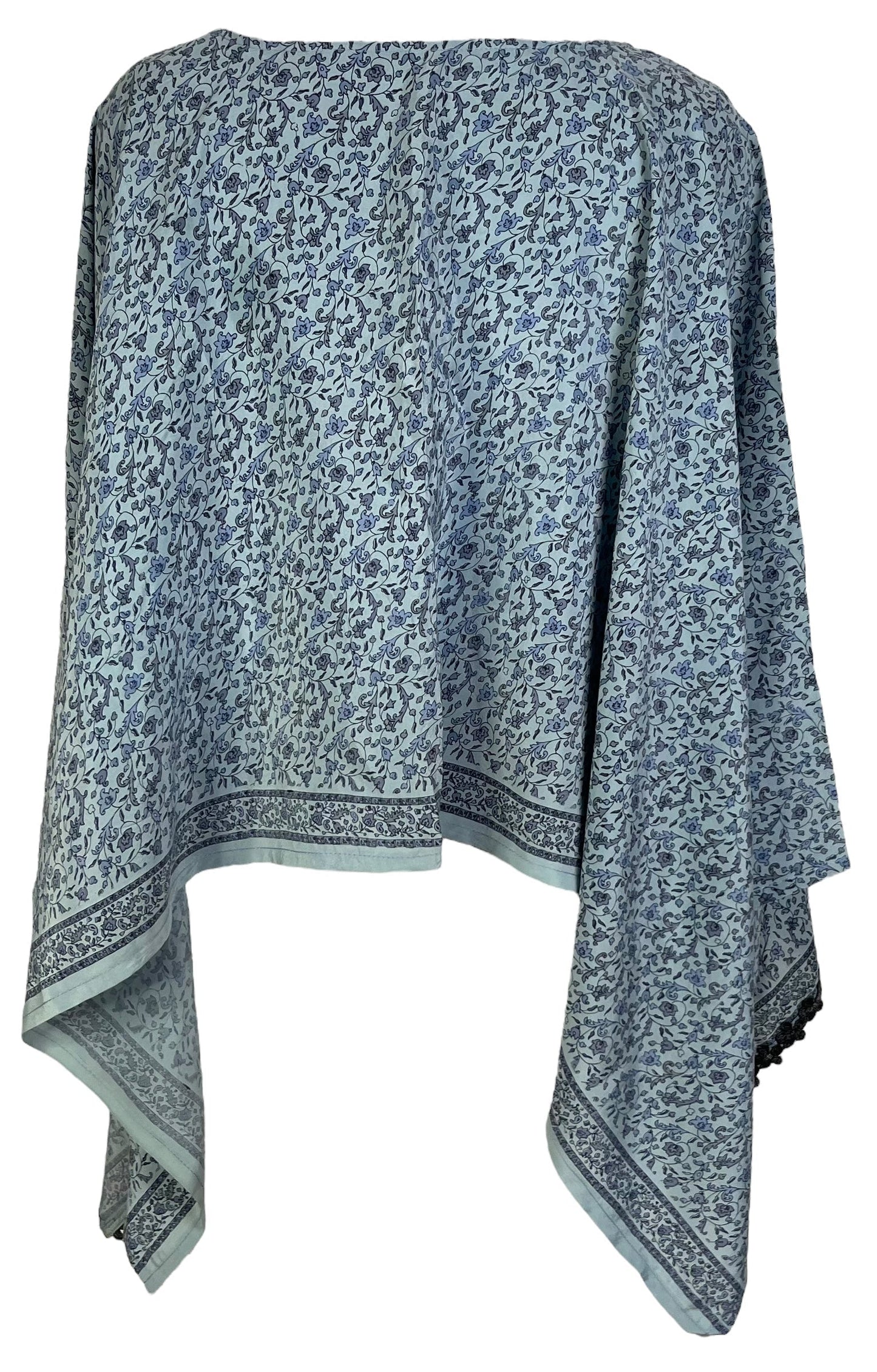 PRC6962 Avatar Pure Silk Capelet Poncho - Velora