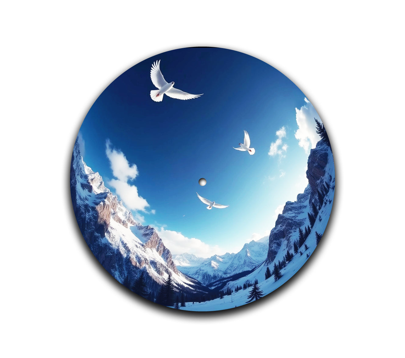 Fisheye Sky Slipmat