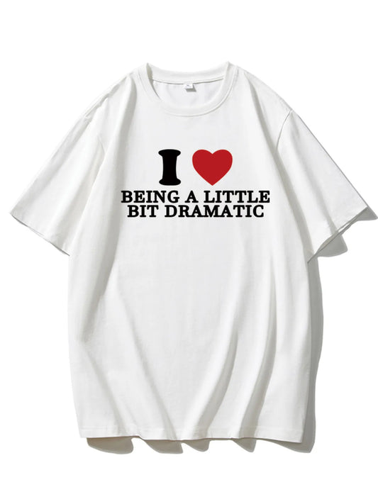 Plus Size Letter Graphic Round Neck Short Sleeve T-Shirt - Velora Luxury Fashion