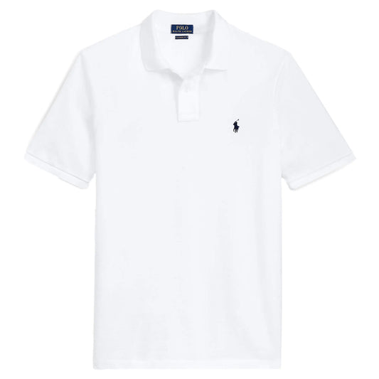 Polo Ralph Lauren Classic Fit Mesh Polo White MD - Velora Luxury Fashion
