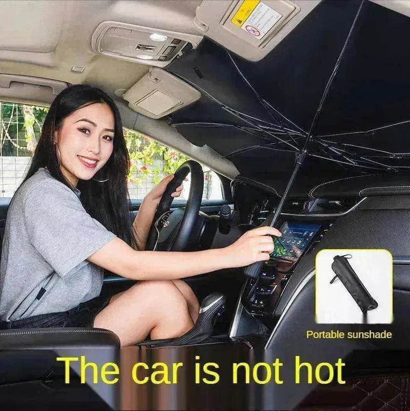 Portable Rain & Sun Umbrella: Super Strong SPF! - Velora