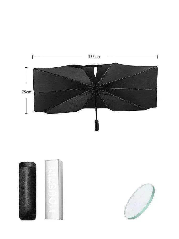 Portable Rain & Sun Umbrella: Super Strong SPF! - Velora
