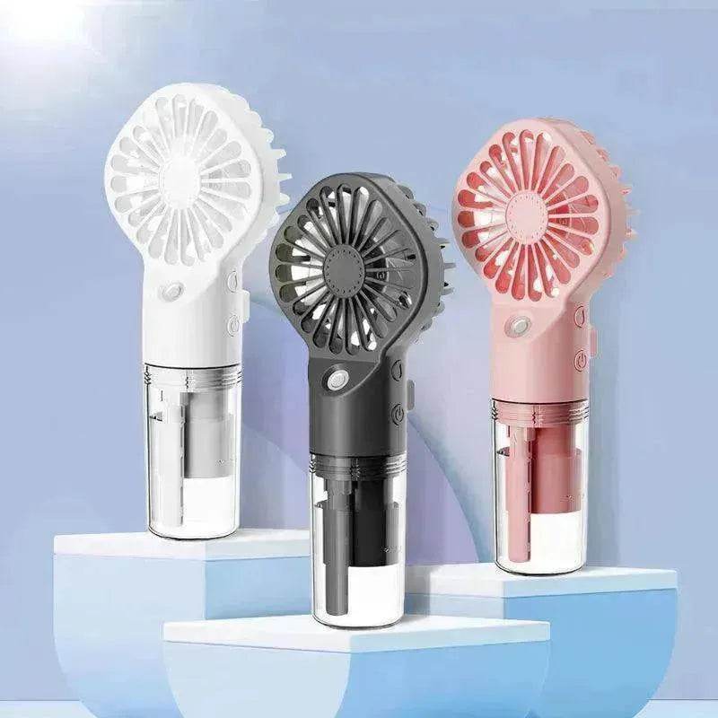 Portable on the go fan humidifier powered by USB - Velora