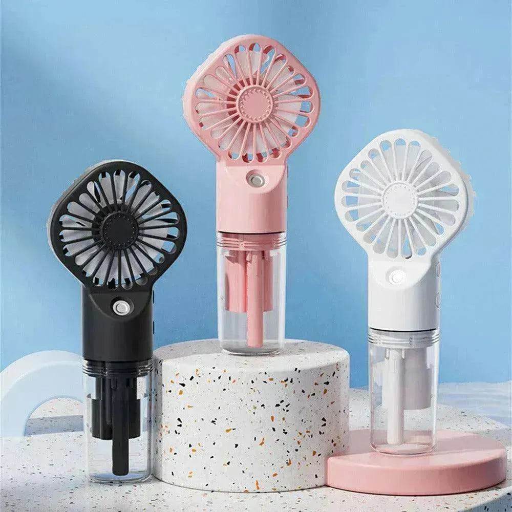 Portable on the go fan humidifier powered by USB - Velora