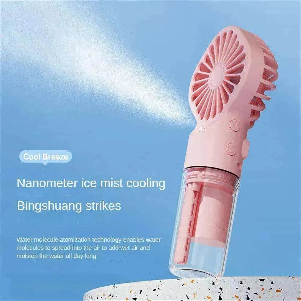 Portable on the go fan humidifier powered by USB - Velora