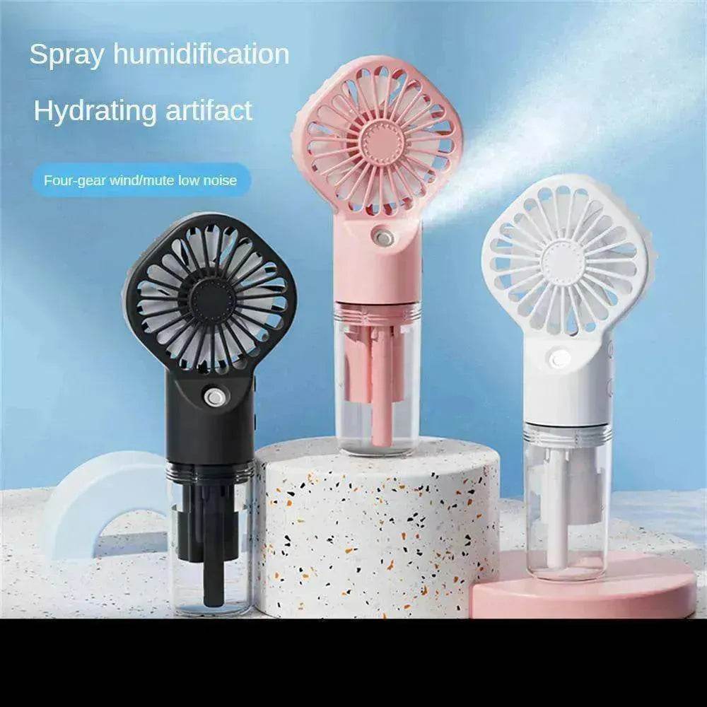 Portable on the go fan humidifier powered by USB - Velora