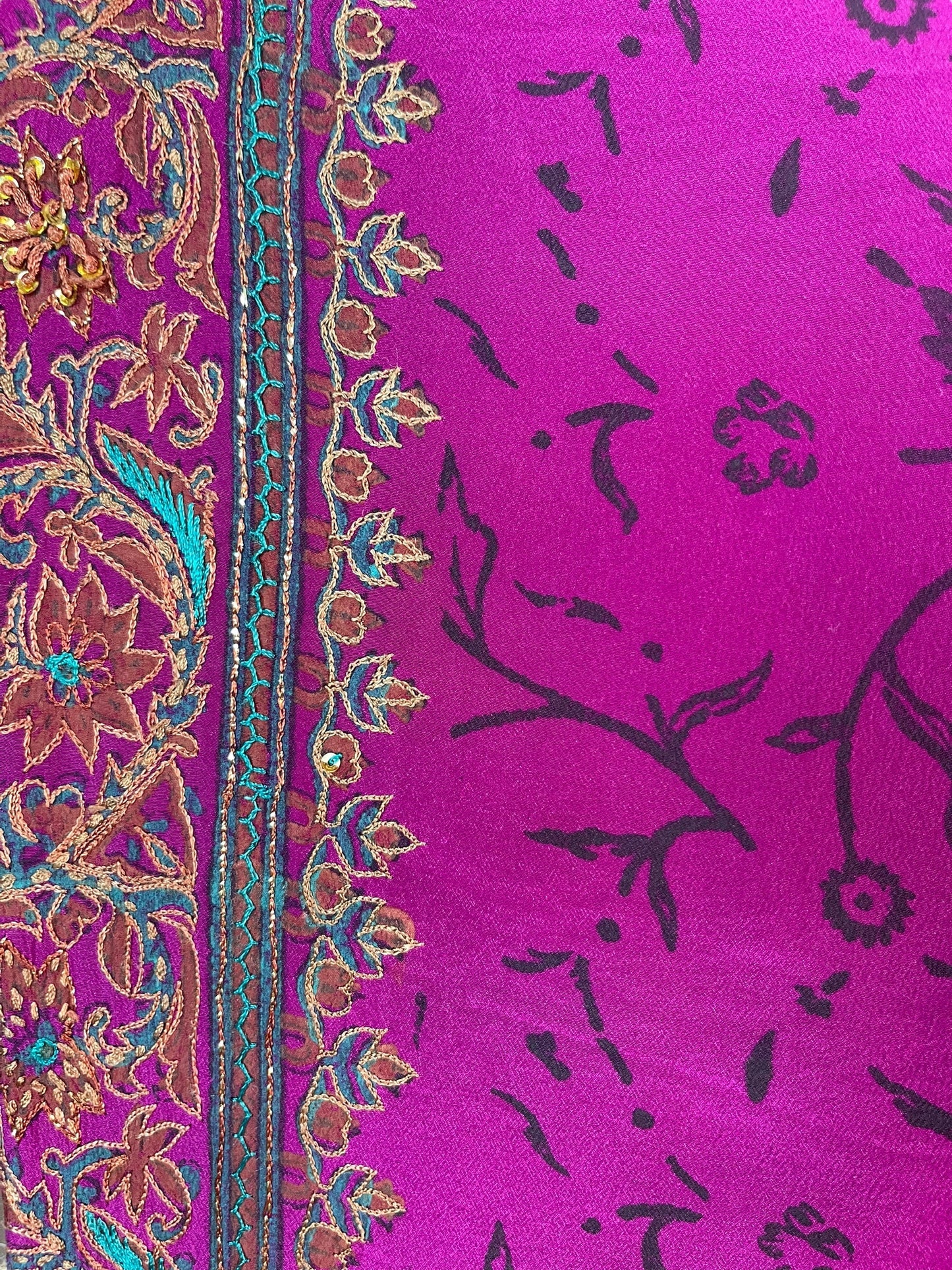 PRC6402 Avatar Pure Silk Maxi Kaftan - Velora