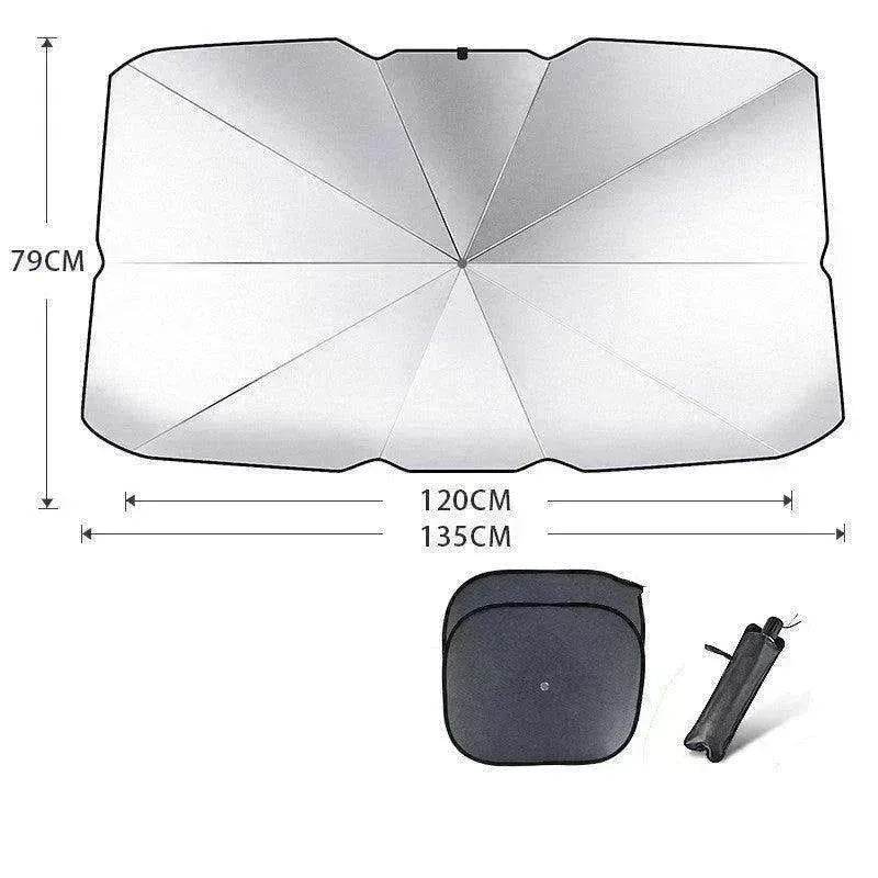 Quick deploy and practical foldable car sunshade - Velora